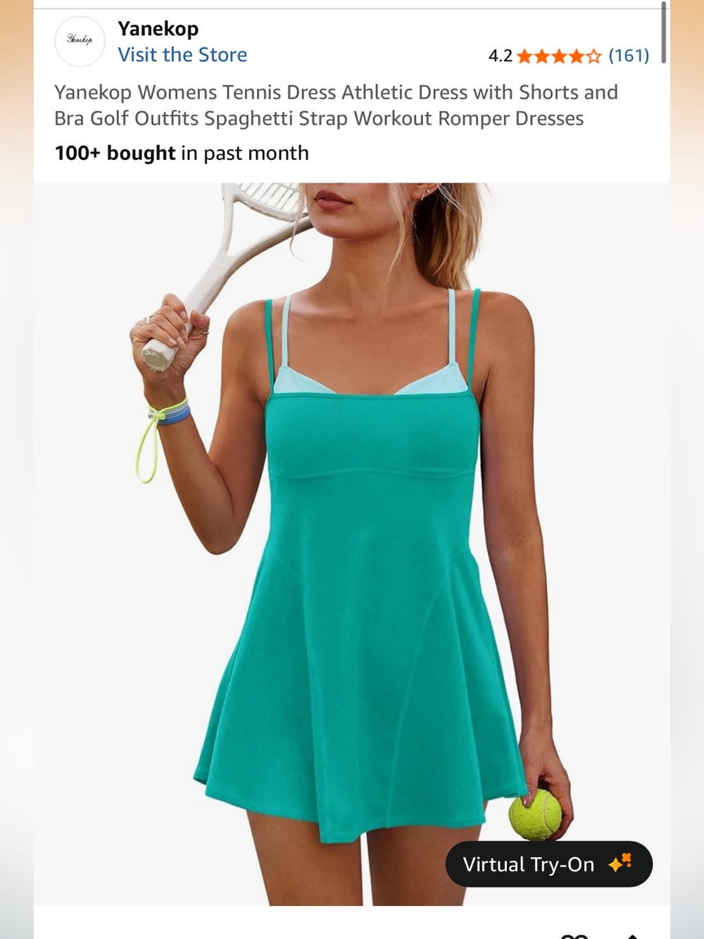 Amazon Athletic Dress Small